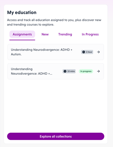 Active Assignments
