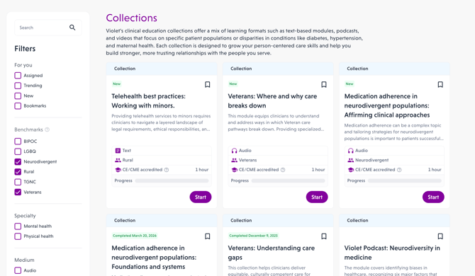 Education Hub w Filters